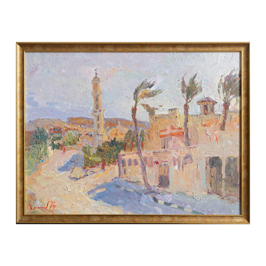 Картина "Здания" Александра Храпачева