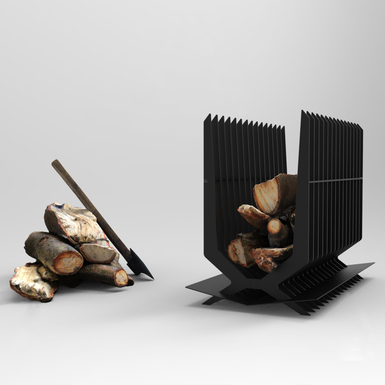 Дровница из нержавеющей стали "Ember"