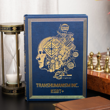 Книга в кожаном переплете "Transhumanism INC"