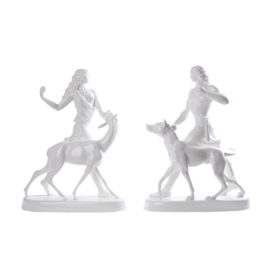 Фарфоровая пара статуэток 20 века "Vis-à-vis"