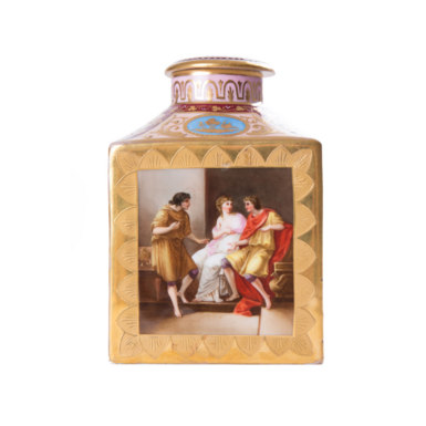 Невелика порцелянова посудина "Lagniappe", кінець 19 століття