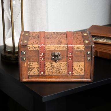 Вінтажна дерев'яна старовинна скриня "Modern" від Nitsche (репліка)