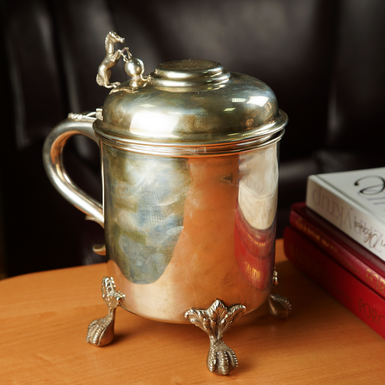 Серебряная чашка "Лошадка", Европа, начало 20 века