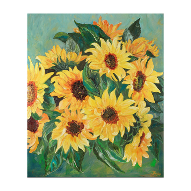 Картина Е. Крыловой "Подсолнухи"