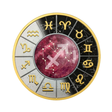 Срібна монета "Sagittarius", 500 франків КФА