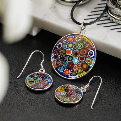 Набір прикрас з муранського скла "Mistery"