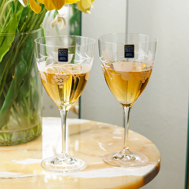 Хрустальные бокалы для вина "Grapevine" (2 шт) от Royal Buckingham, Великобритания