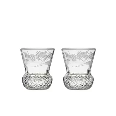 Хрустальные рюмки для шотов "Flower of Scotland" (2 шт)  от Royal Buckingham, Великобритания
