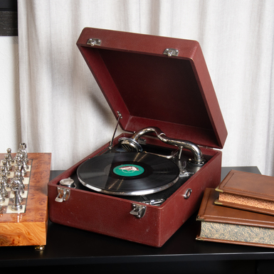 Винтажный французский патефон, начало 50-х годов 20 века