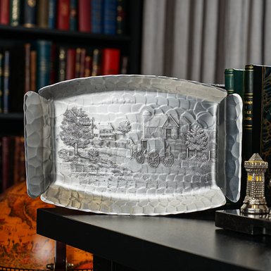 Эксклюзивный поднос "Craft" ручной работы американских ремесленников, древней фирмы Wendel August