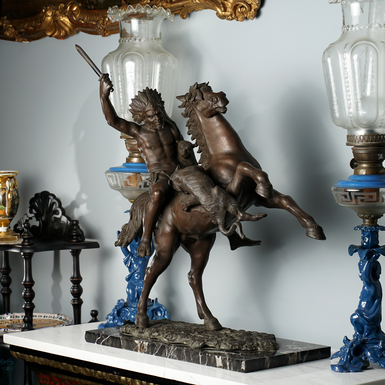 Бронзовая статуэтка "Пламя битвы" (9,5 кг)