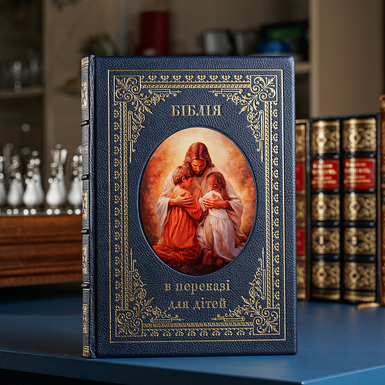 Кожаная Библия в изложении для детей (на украинском языке)