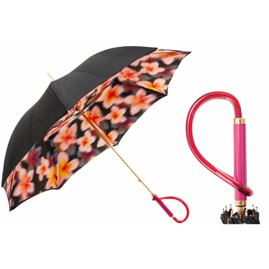 Зонт-трость с ручкой из ацетата "Summer mood" от Pasotti