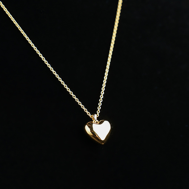 Кулон из позолоченного серебра "Heart" от Skultuna 