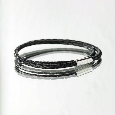 Шкіряний браслет "Linea Forte" від Skultuna (розмір XL)