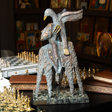 Бронзовая скульптура "Мечтатель" от Юлиана Сукача-Полянецкого (17,7 кг)