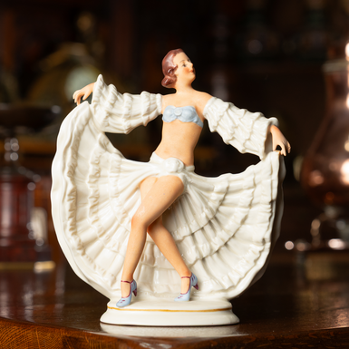 Фарфоровая статуэтка "Танцовщица", Испания, конец 19 века