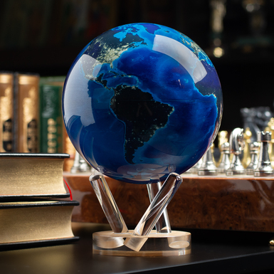 Self-rotating globe "Night Earth" (diameter 15.3 cm) by Mova