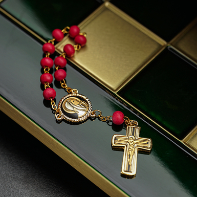 Четки "Prayer" из дамаской стали и позолоты от бренда Anframa