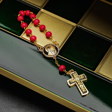 Четки "Pray" из дамаской стали и позолоты от бренда Anframa