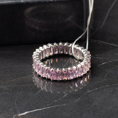 Серебряное кольцо с фианитами "Dance of Light"