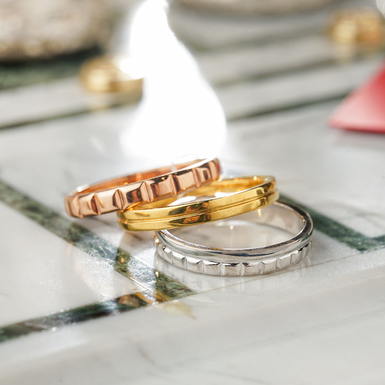 Комплект серебряных колец "Symphony of Silver" (3 шт)