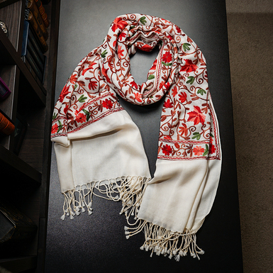 Кашемировая шаль "Shanti"