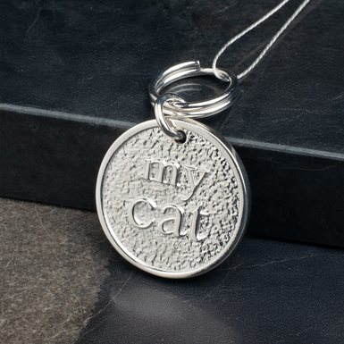 Серебряная подвеска "My cat"