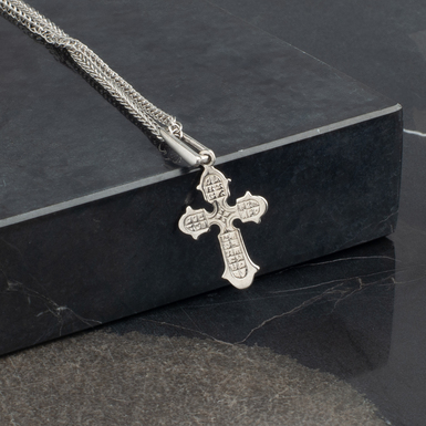 Серебряный крестик "Angel Wing"