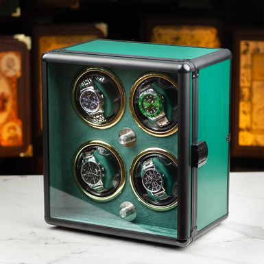 Шкатулка для подзавода 4-х часов "Caden" от Asen