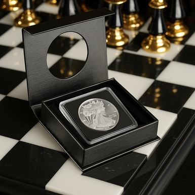 Шкатулка-подставка для одной монеты Airbox View