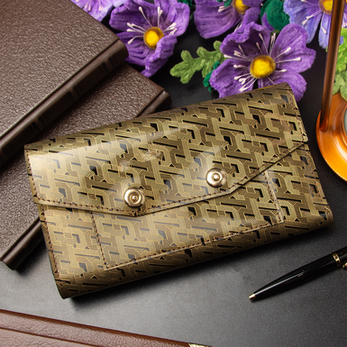 Кожаный блокнот-клатч "Geometry" от Helper Book