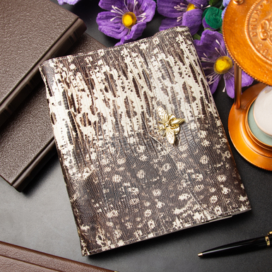 Leather glider "Night dragonfly" by Helper Book