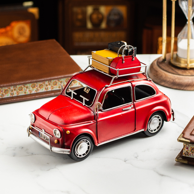 Металлическая модель автомобиля Fiat 500 Topolino (24 см) от Nitsche (изготовлено в ретро стиле)