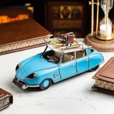 Металлическая модель автомобиля Citroen DS 1958 (31 см) от Nitsche (изготовлено в ретро стиле)