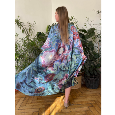 Шелковое кимоно "Букет цветов" от OLIZ (на основе картины украинской художницы Екатерины Билокур)