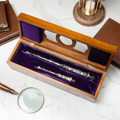 Пара серебряных ядов для чтения Торы второй половины 19 века