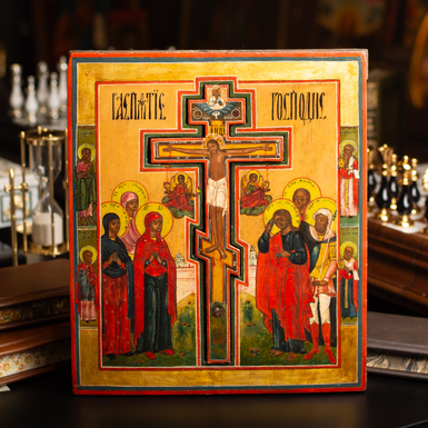 Ікона Розп'яття Христового першої половини 19 століття, Вінницька область