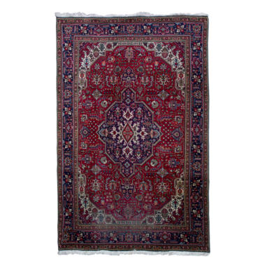 Старинный персидский ковер HERIZ, сер. ХХ века