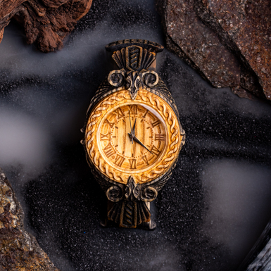 Мужские часы из ясеня "Хугин и Мунин" от Arhaika