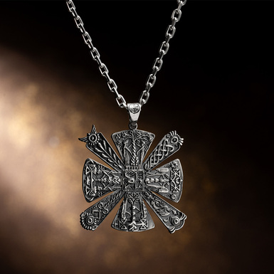 Срібна підвіска-амулет "Крес" (без ланцюжка) від Arhaika