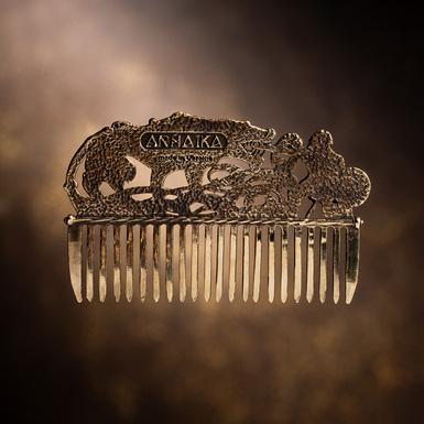 Гребень "Фенрир" из латуни Pandora от Arhaika