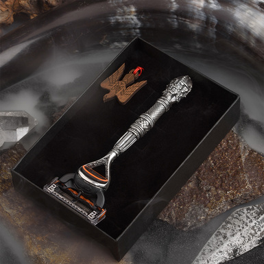 Серебряный станок для Gillette "Идол" от Arhaika