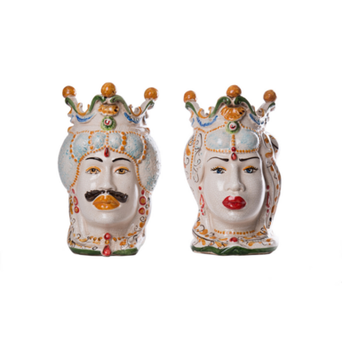 Сицилійські керамічні кашпо ручної роботи "Mediterano", Італія, середина 20-го століття