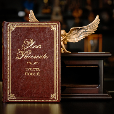Подарочная книга "Лина Костенко. Триста стихов" в футляре (на украинском языке)