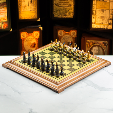 Шахматный набор "Desert Kings" с деревянной доской и вручную расписанными тематическими фигурками от ITALFAMA