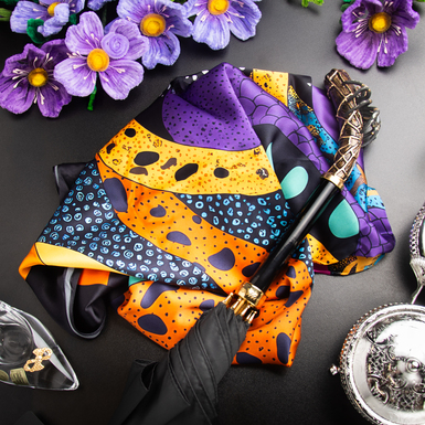 Подарунковий комплект з парасольки «Tarantula» від Pasotti та хустини «Зміїний вихор» від FAMA