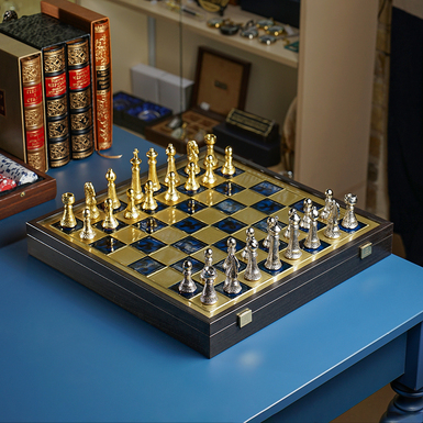 Шахматный набор ручной работы "Acropolis" (44 х 44 см) от Manopoulos