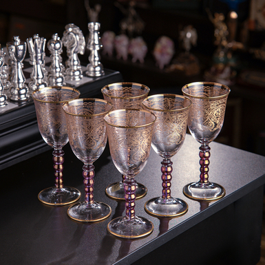 Набор хрустальных бокалов "Bella Vita" (6 шт) от Cre Art, Италия