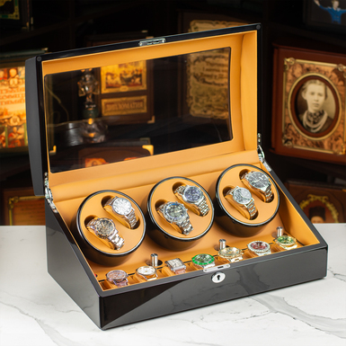 Шкатулка для подзавода шести часов "Pesed" от Asen